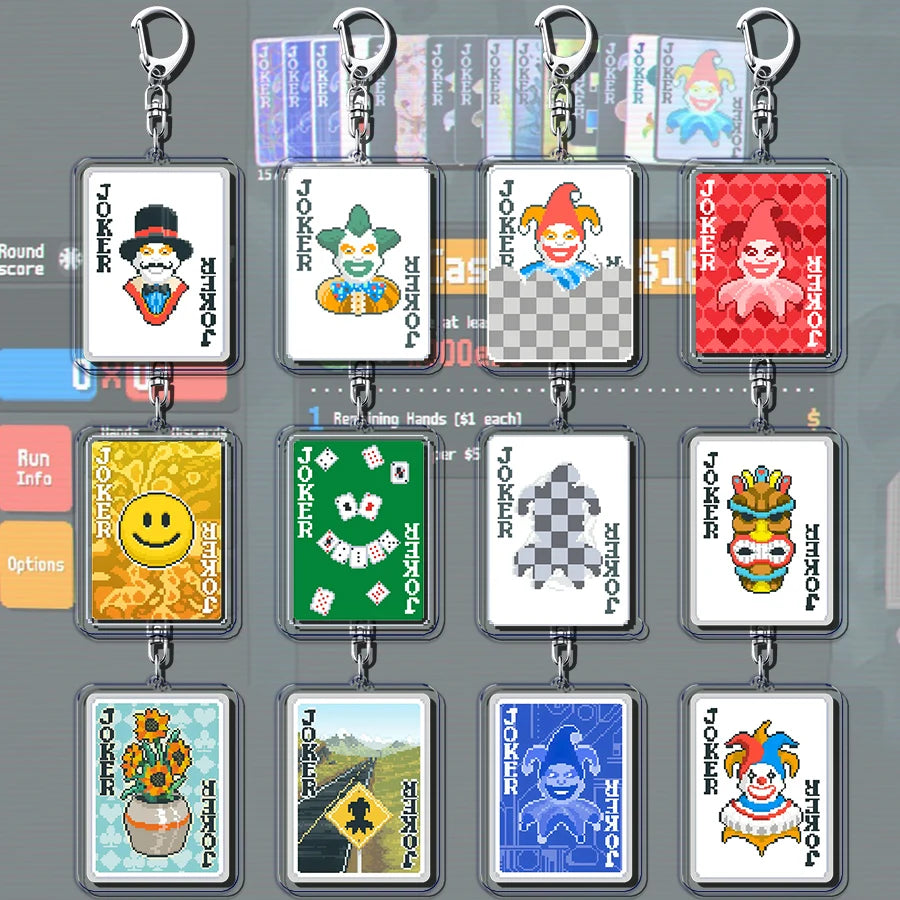 Video Game Balatro Keychains