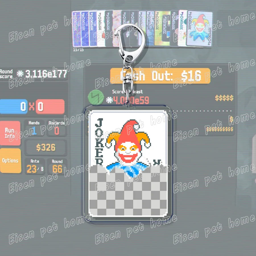 Video Game Balatro Keychains