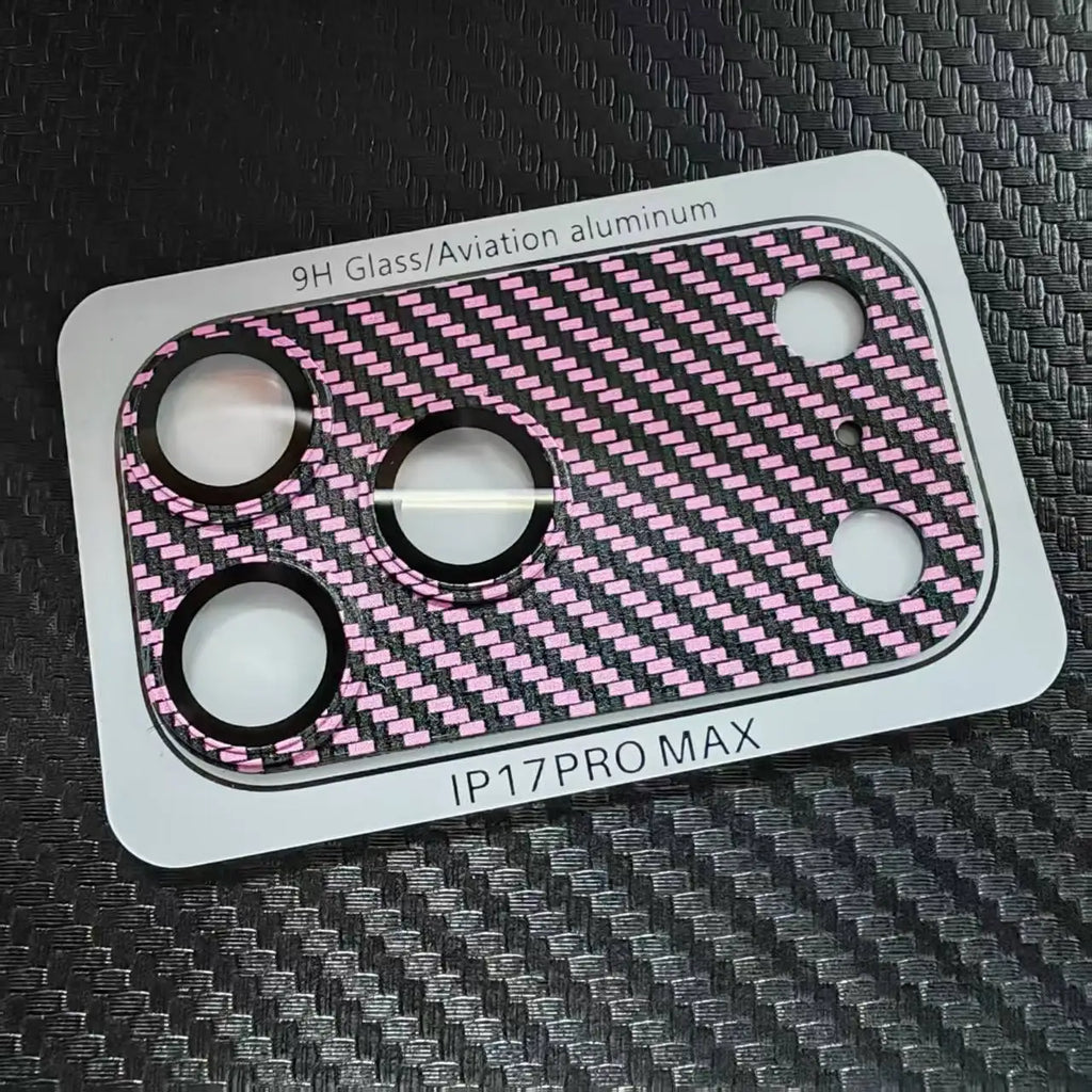 Carbon Fiber Kevlar Full Camera Lens Protector Glass Cover for IPhone 17 Air 17 Pro Max High Quality Phone Lens Accessories Case