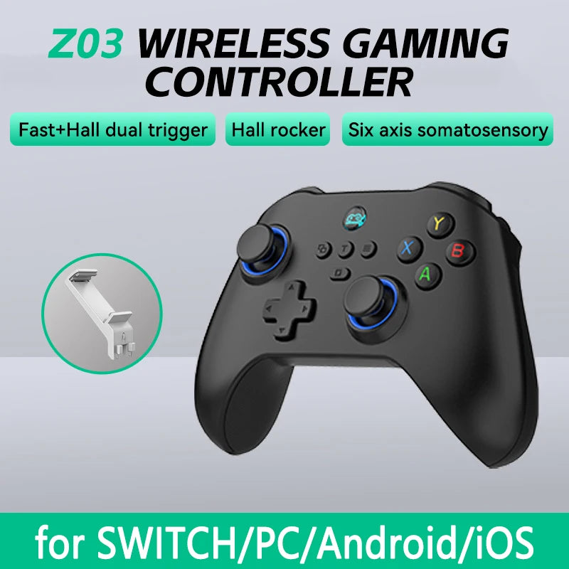 Remote control Handle Z03 Wireless Game Controller Wukong Black Myth Hall Joystick Double Cut Trigger for Switch/Android/iOS/PC