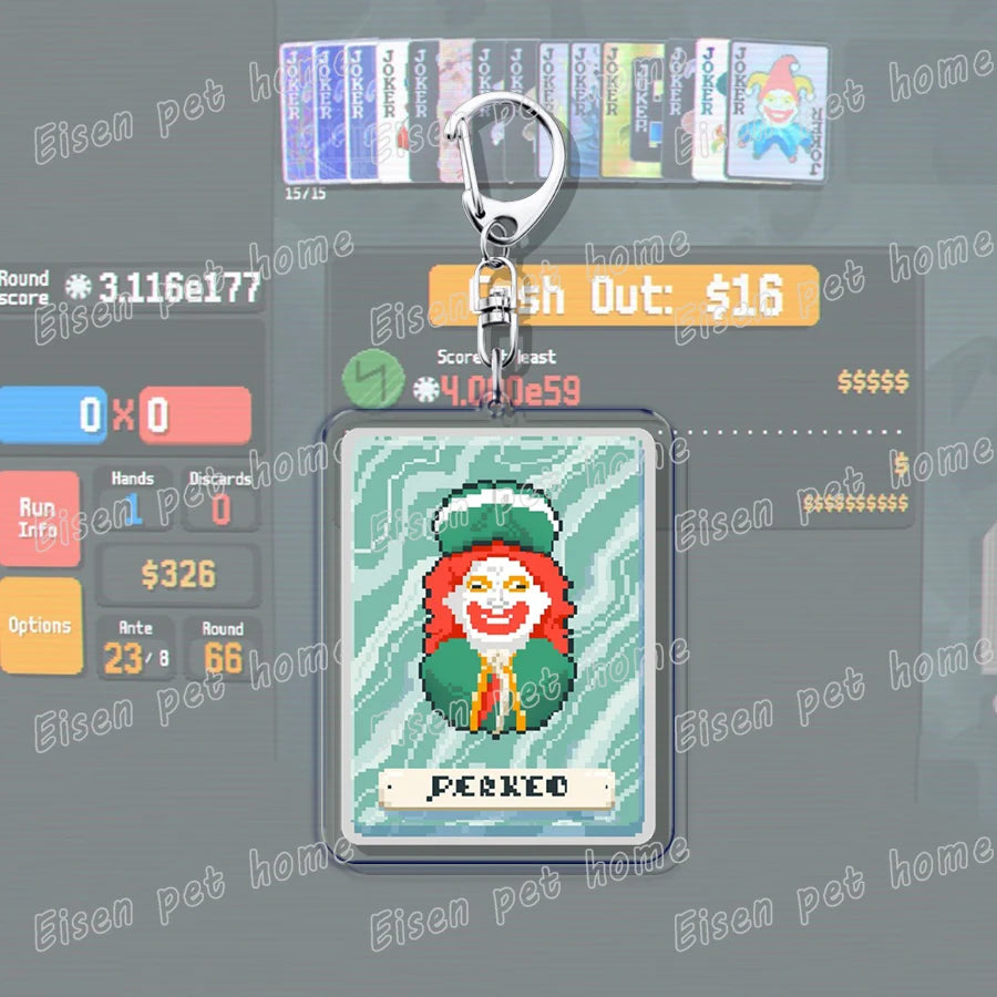 Video Game Balatro Keychains