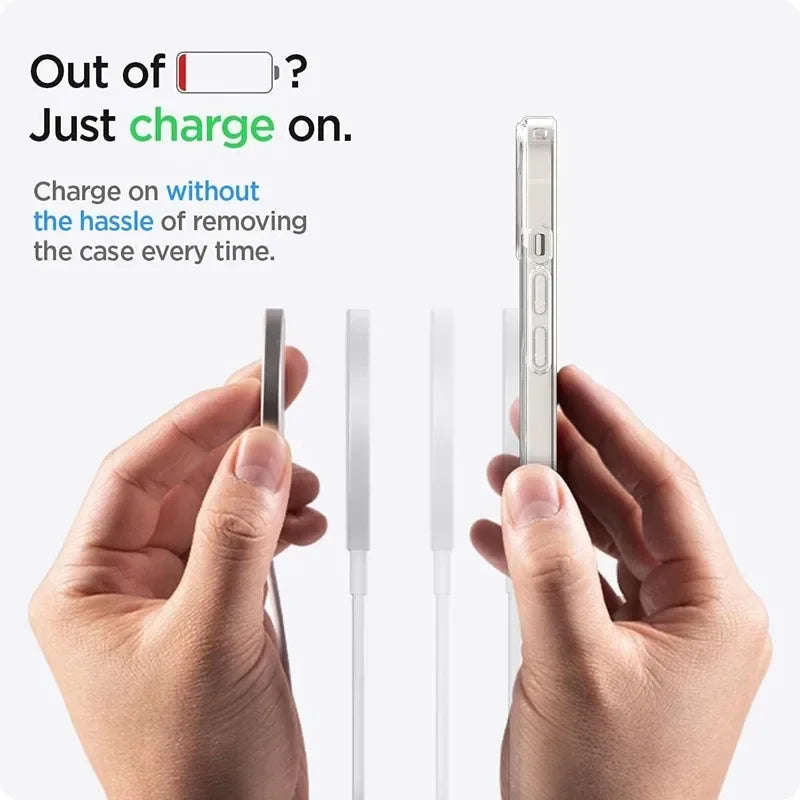 Transparent Magnetic For Magsafe Wireless Charge Cases For iPhone 17 16 15 14 13 12 11 Pro Max Shockproof Cover Accessories