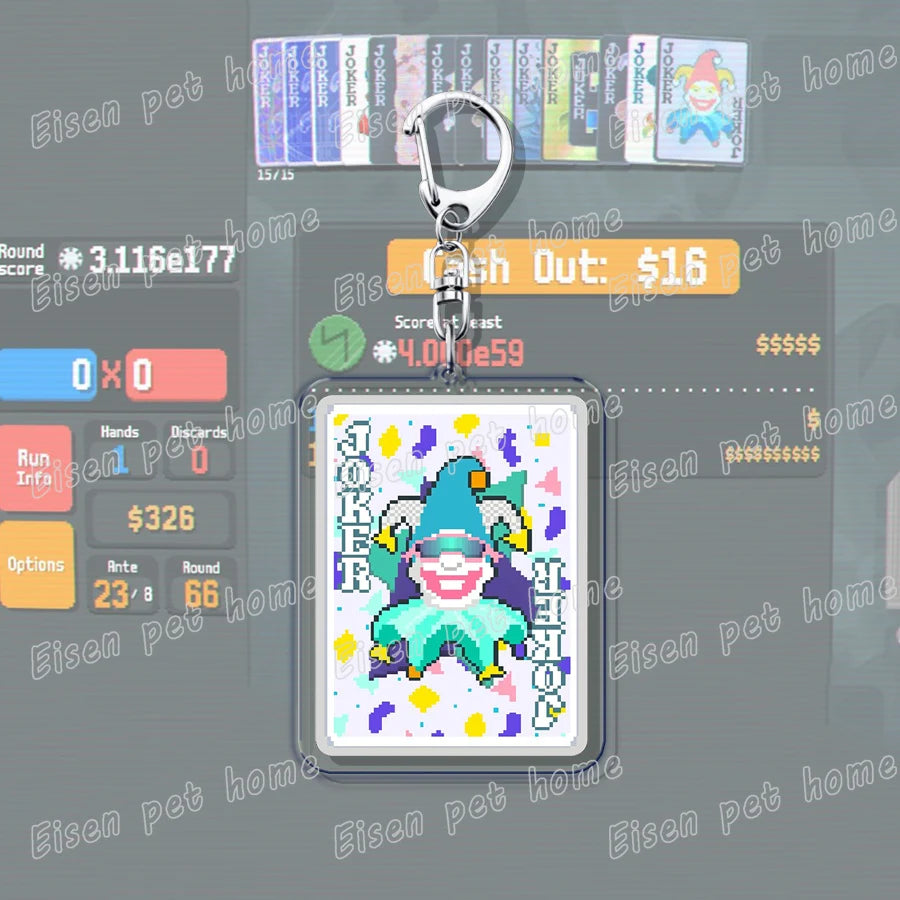 Video Game Balatro Keychains