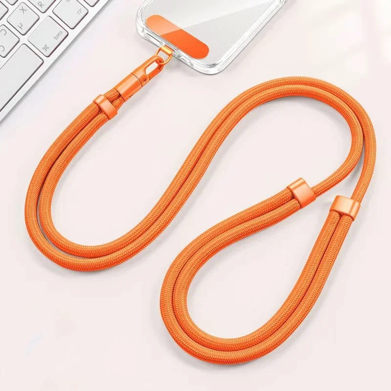 Adjustable Mobile Phone Strap Lanyard Crossbody Phone Lanyards Neck Rope with Patch for iPhone Cell Phone Hanging Cord Strap