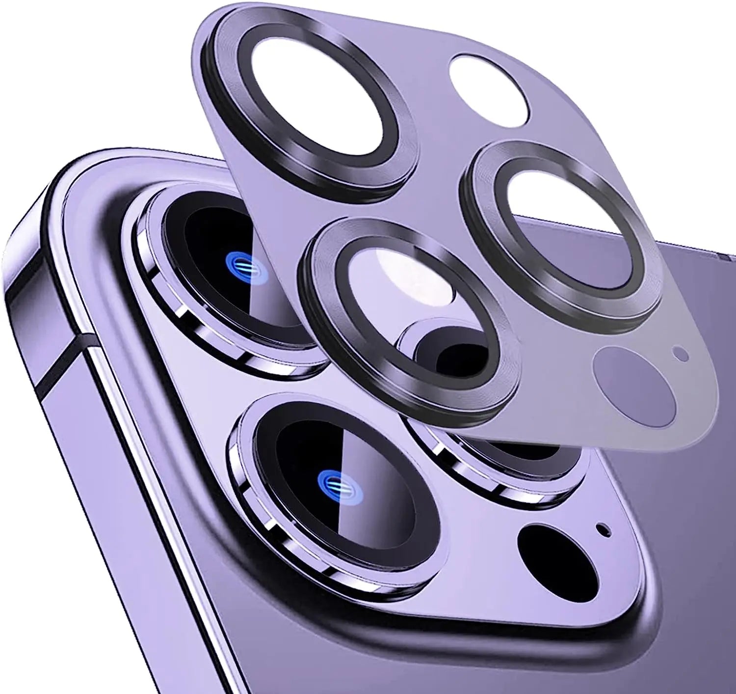 Camera Lens Protector Metal Ring Tempered Glass Cover For iPhone 14 Plus 13 Pro Max 12 11 iPhone14 14Pro Protection Accessories