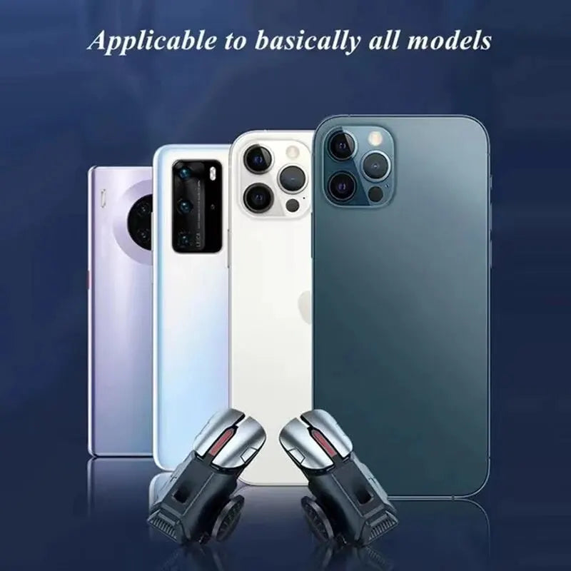 G21 Mobile Gam-ing Triggers Ergonomic Trigger Retractable Phone Game Controller Avoid Sensitive Shot Aim Buttons Minimal Plug