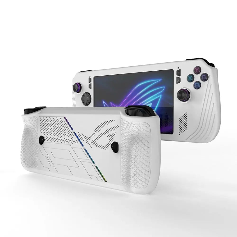 For ASUS ROG Ally X 2024 New Gaming Handhelds Protective Case Silicone Game Console Cover Anti Slip Soft Host Shell Accessories
