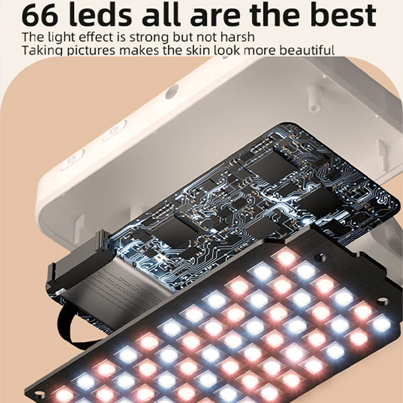 Pocket LED Selfie Light For IPhone IPad Mobile Phone Laptop Clip Flash Fill Video Photo Ringlight Photography Lamp