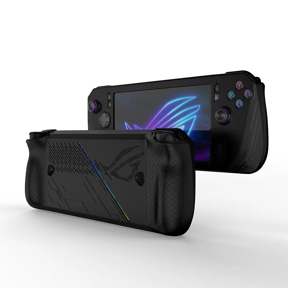 For ASUS ROG Ally X 2024 New Gaming Handhelds Protective Case Silicone Game Console Cover Anti Slip Soft Host Shell Accessories
