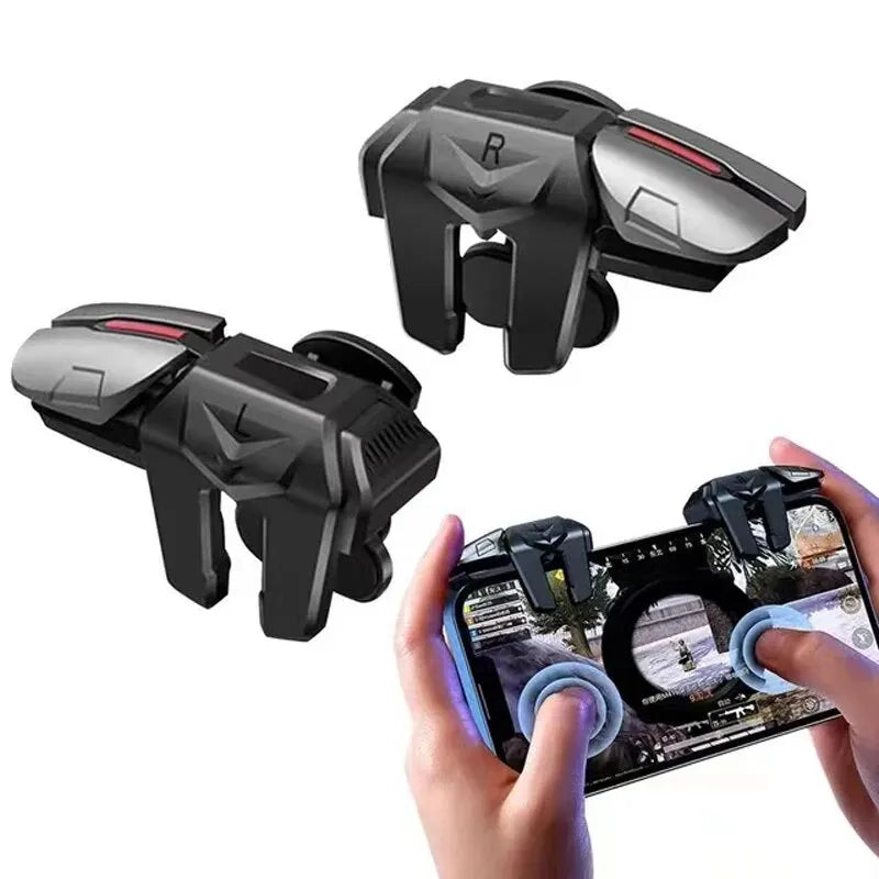 G21 Mobile Gam-ing Triggers Ergonomic Trigger Retractable Phone Game Controller Avoid Sensitive Shot Aim Buttons Minimal Plug