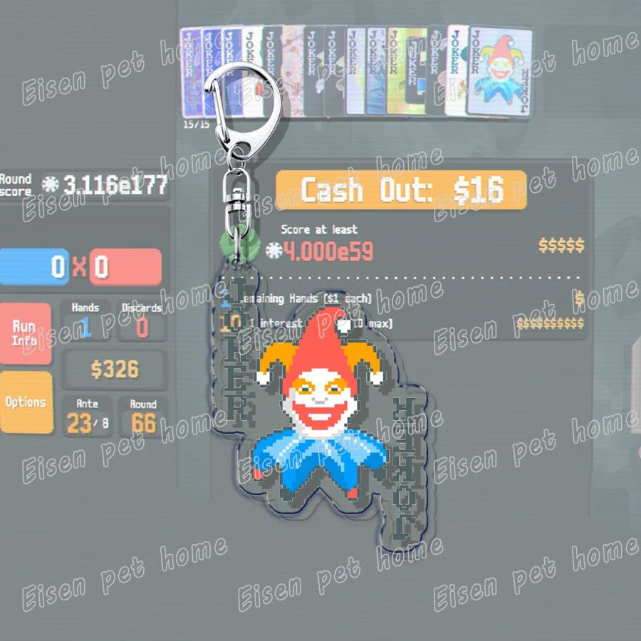 Video Game Balatro Keychains